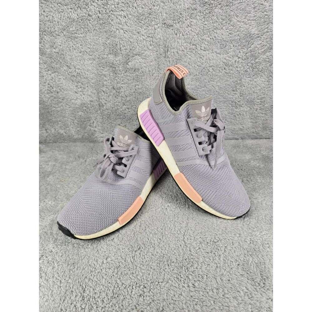 ​Adidas NMD R1 Grey Orchid Tint Men's Size 10 Boost Running Shoes B37647